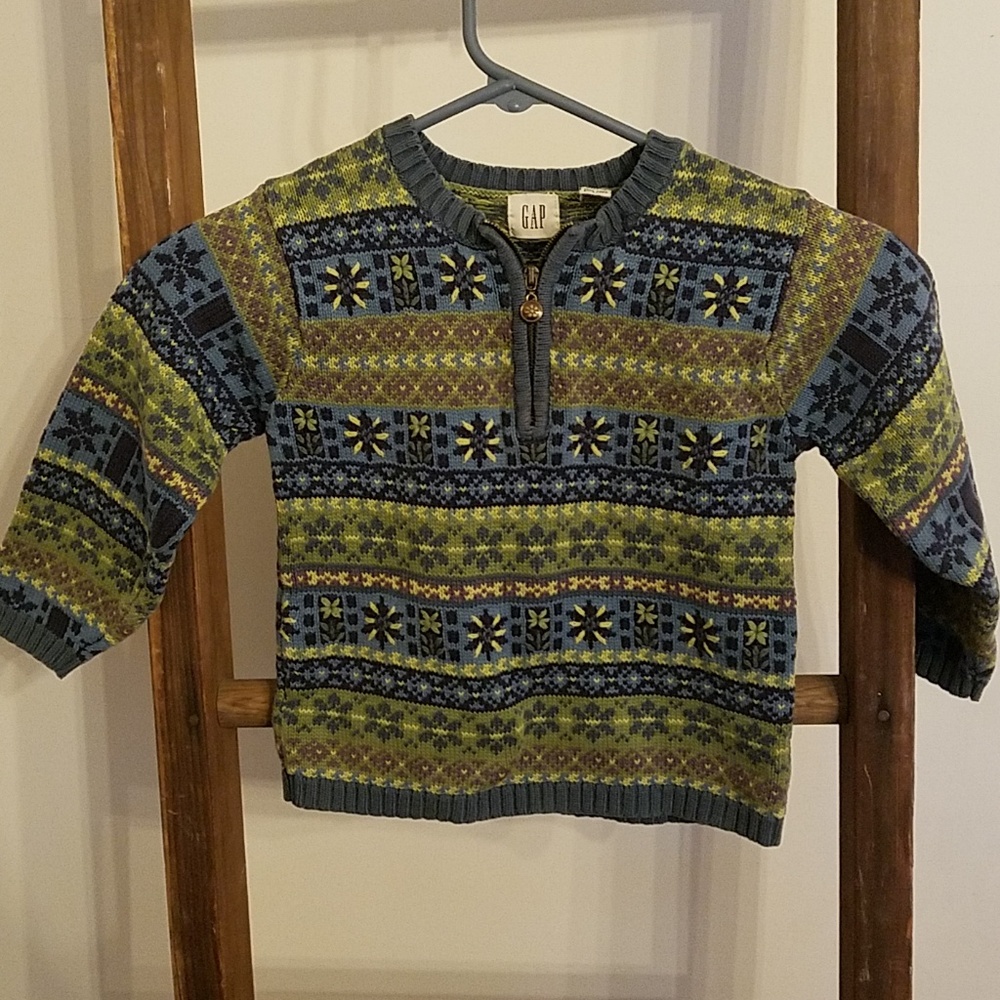 Gap zip up sweater